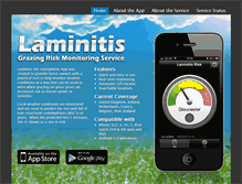 Tablet Screenshot of laminitis-risk.com